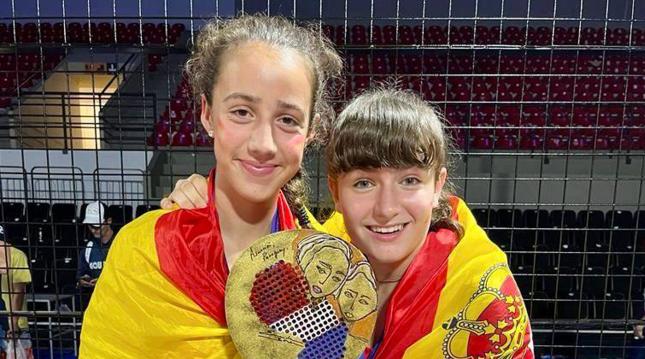 María Belloso y Martina Calvo, campeonas del mundo antes de acabar la secundaria